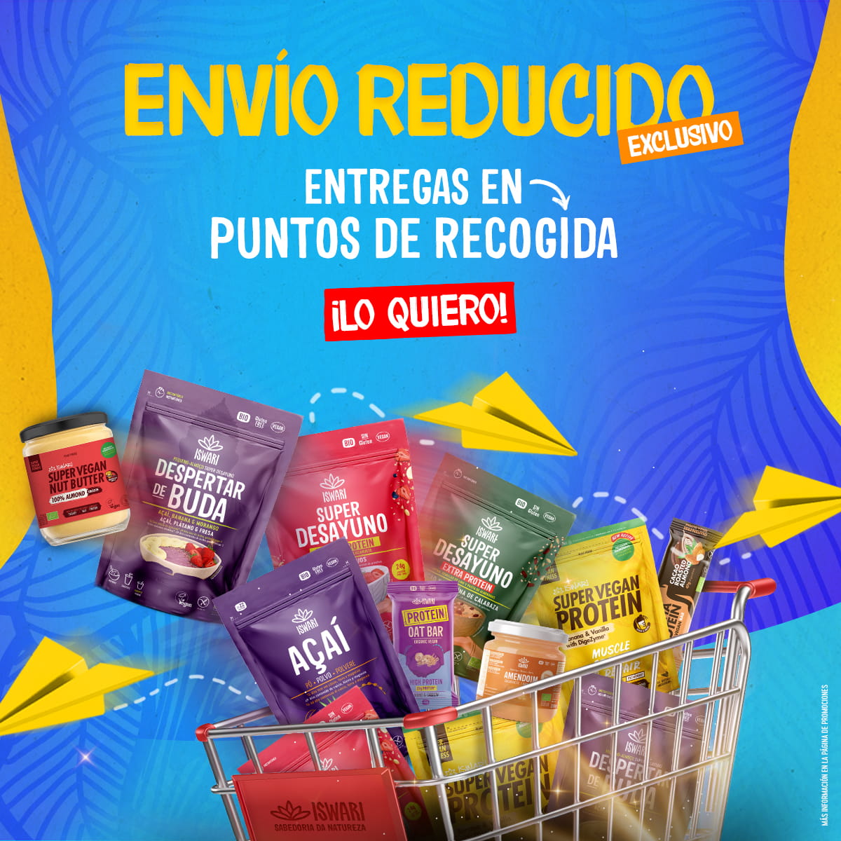 Envío reducido para compras superiores a 35€